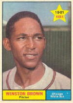 1961 Topps Baseball Cards      391     Winston Brown RC